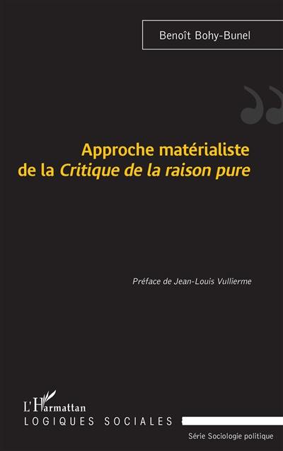 Approche matérialiste de la Critique de la raison pure