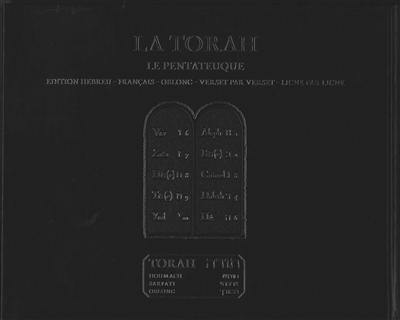 La Torah-Houmach (le Pentateuque), les Haftaroth (régulières), les Haftaroth (spéciales) : textes intégraux hébreu-français. Volume II