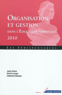 Organisation et gestion de l'Education nationale