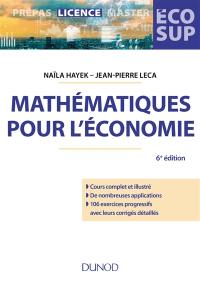 Mathématiques pour l'économie : analyse-algèbre