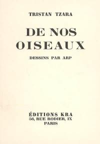 De nos oiseaux