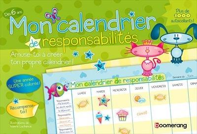 Mon calendrier de responsabilités