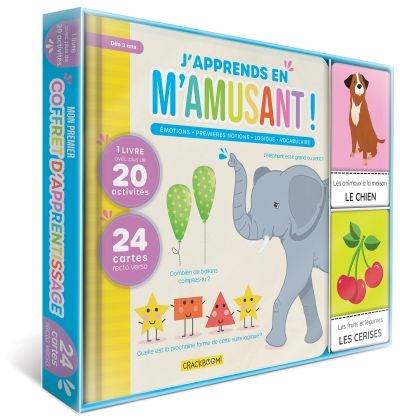 Mon premier coffret d'apprentissage : J'apprends en m'amusant ! : Vocabulaire, premières notions, logique, émotions