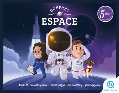 Coffret espace : 5 livres