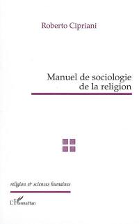 Manuel de sociologie de la religion