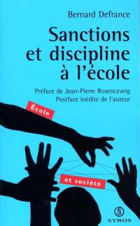 Sanctions et discipline à l'école