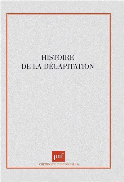 Histoire de la décapitation