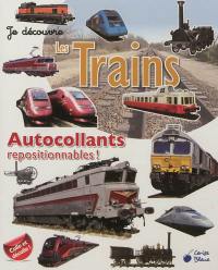 Les trains : autocollants repositionnables !