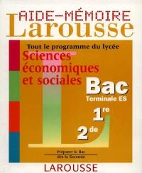 Aide-mémoire lycée, économie