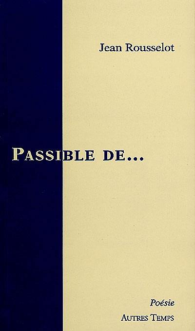 Passible de