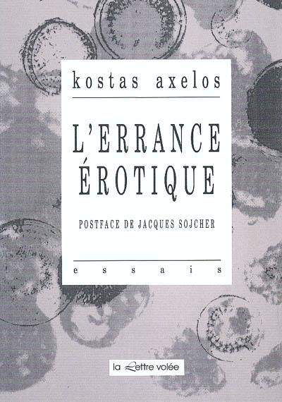 L'errance érotique