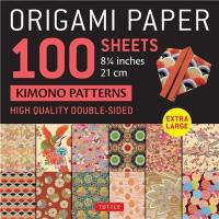 Origami Paper 100 sheets Kimono Patterns 8" 21 cm