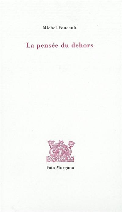 La pensée du dehors