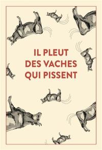 Il pleut des vaches qui pissent : 300 accidents d'expression : une seule victime, la langue française...