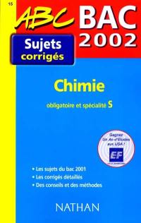 Chimie : obligatoire et spécialité S