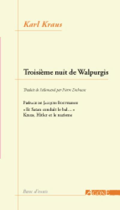 La troisième nuit de Walpurgis