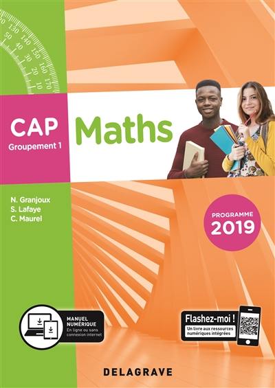 Maths : CAP groupement 1 : programme 2019