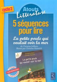 5 séquences pour lire La petite poule qui voulait voir la mer, de Christian Jolibois, illustré par Christian Heinrich : cycle 2