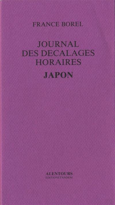 Journal des décalages horaires : Japon