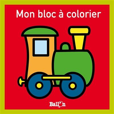 Train : mon bloc à colorier Train : mon bloc à colorier