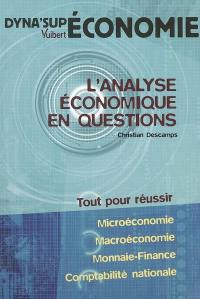 L'analyse économique en questions