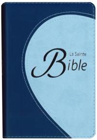 La sainte Bible, Ancien et Nouveau Testament : version Segond, 1910 : duotone bleu