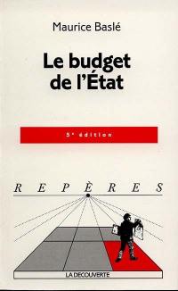 Le budget de l'Etat