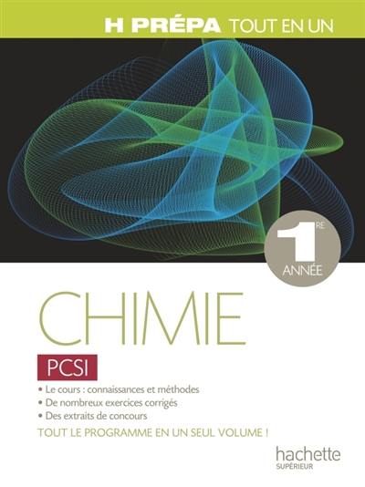 Chimie, PSCI, 1re année : tout en un