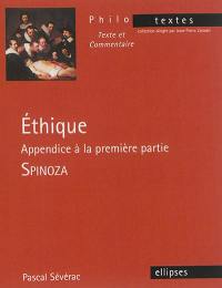 Ethique : appendice à la première partie