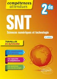 SNT, sciences numériques et technologie 2de