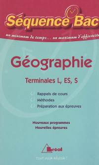 Géographie : terminales L, ES et S