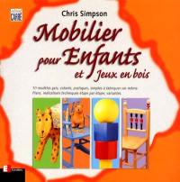 Mobilier pour enfants et jeux en bois