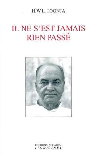 Il ne s'est jamais rien passé : le guru et le disciple