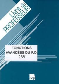 Fonctions avancées du pack Office : livre du professeur