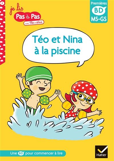 Téo et Nina à la piscine : MS, GS