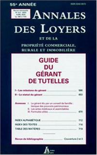 Guide du gérant de tutelles