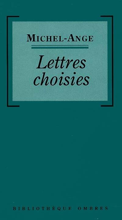 Lettres choisies