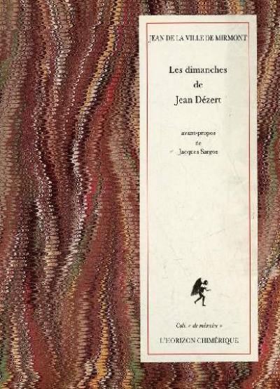 Les dimanches de Jean Dézert