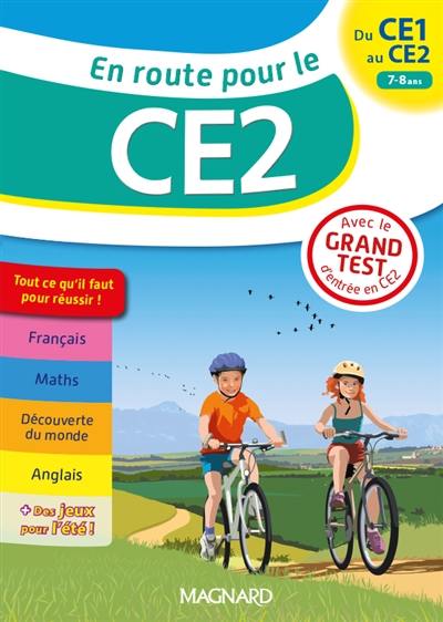 En route pour le CE2 : du CE1 au CE2, 7-8 ans