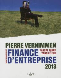 Finance d'entreprise : 2013