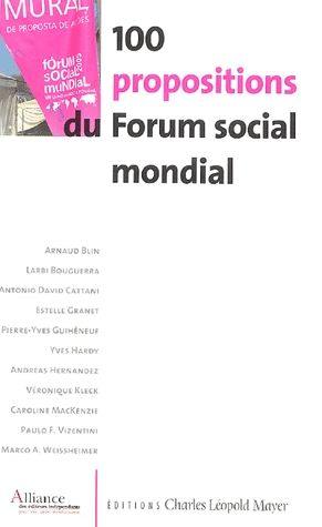 100 propositions du Forum social mondial