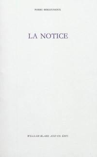 La notice