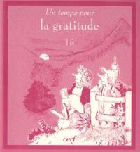 Un temps pour la gratitude