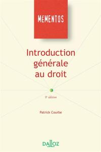 Introduction générale au droit