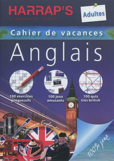 Cahier de vacances anglais Harrap's : adultes