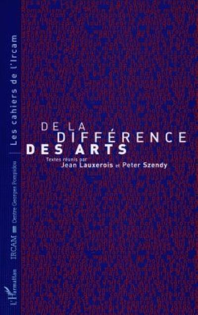 De la différence des arts