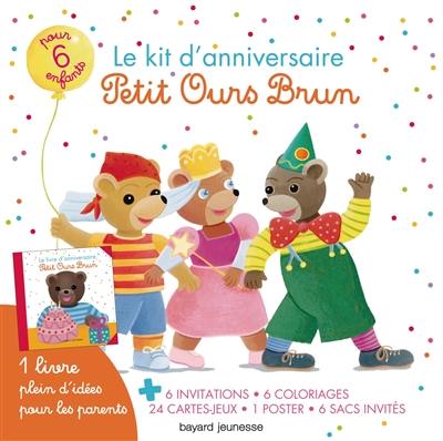 Le kit d'anniversaire Petit Ours Brun