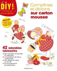 Comptines et dictons sur carton mousse : 42 adorables tableautins