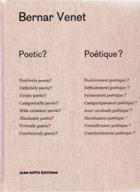 Poetic ? Poétique ? : anthologie 1967-2017. A-d-équation. Une nudité de l'écriture