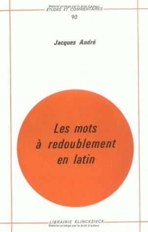 Les mots à redoublement en latin